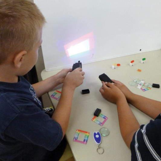 how light travels school activity