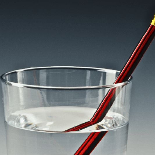 light refraction in water medium snell's law lesson
