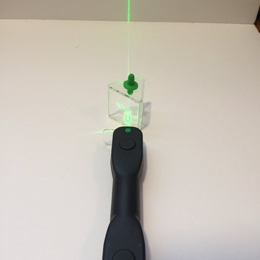 classroom experiment using laser to estimate sugar content of liquid