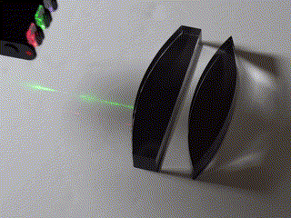 Magnetic Whiteboard Lens & Prism Demonstration Set - Laser Classroom