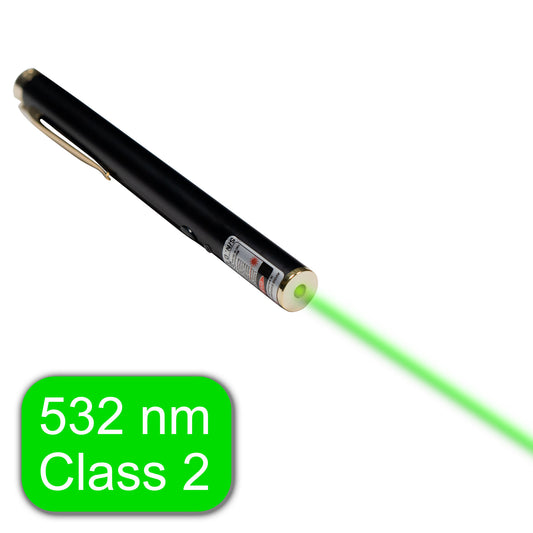 classroom safe 1 mW Class 2 green laser pointer for lessons and experiments at school or home with pets and cats