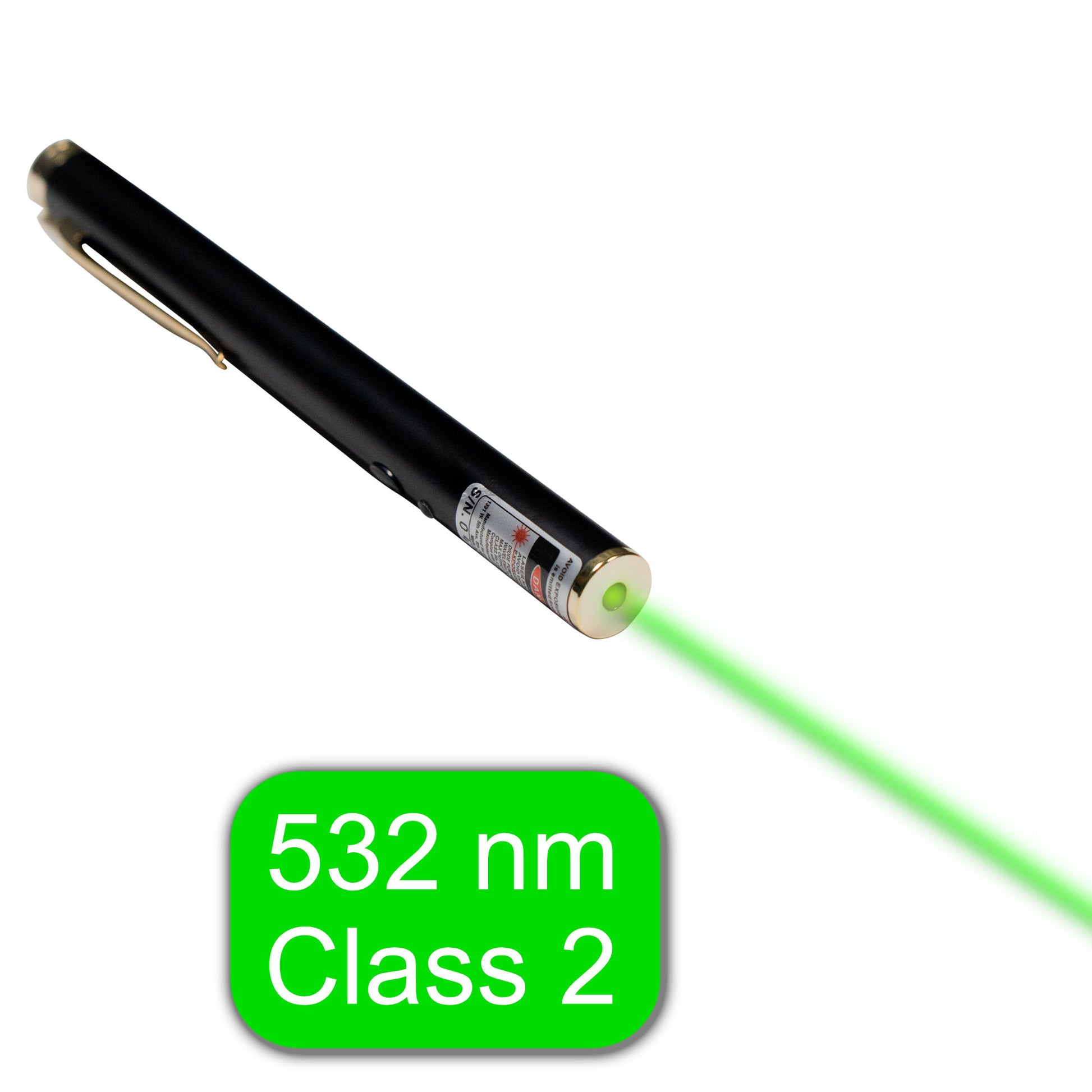 classroom safe 1 mW Class 2 green laser pointer for lessons and experiments at school or home with kids, pets and cats