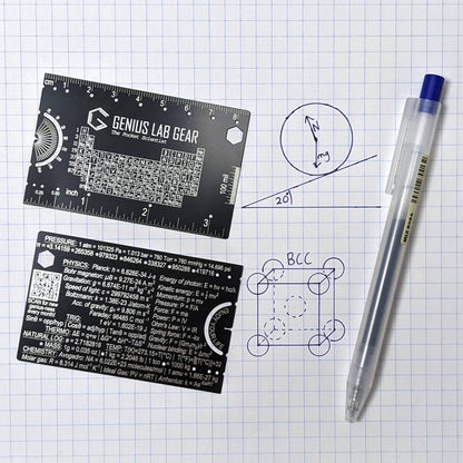 The Pocket Scientist - Scientific Ruler and Reference