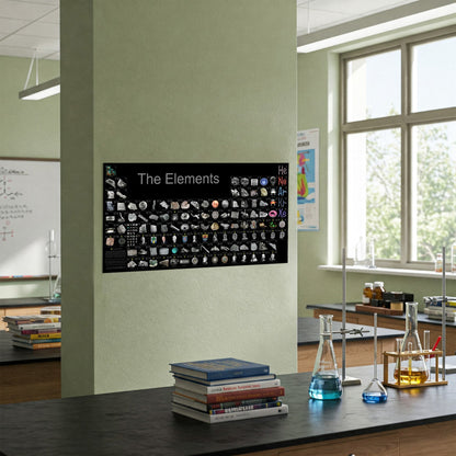 Classroom Periodic Table of the Elements Photo Poster by Theodore Gray (40x20 in.)