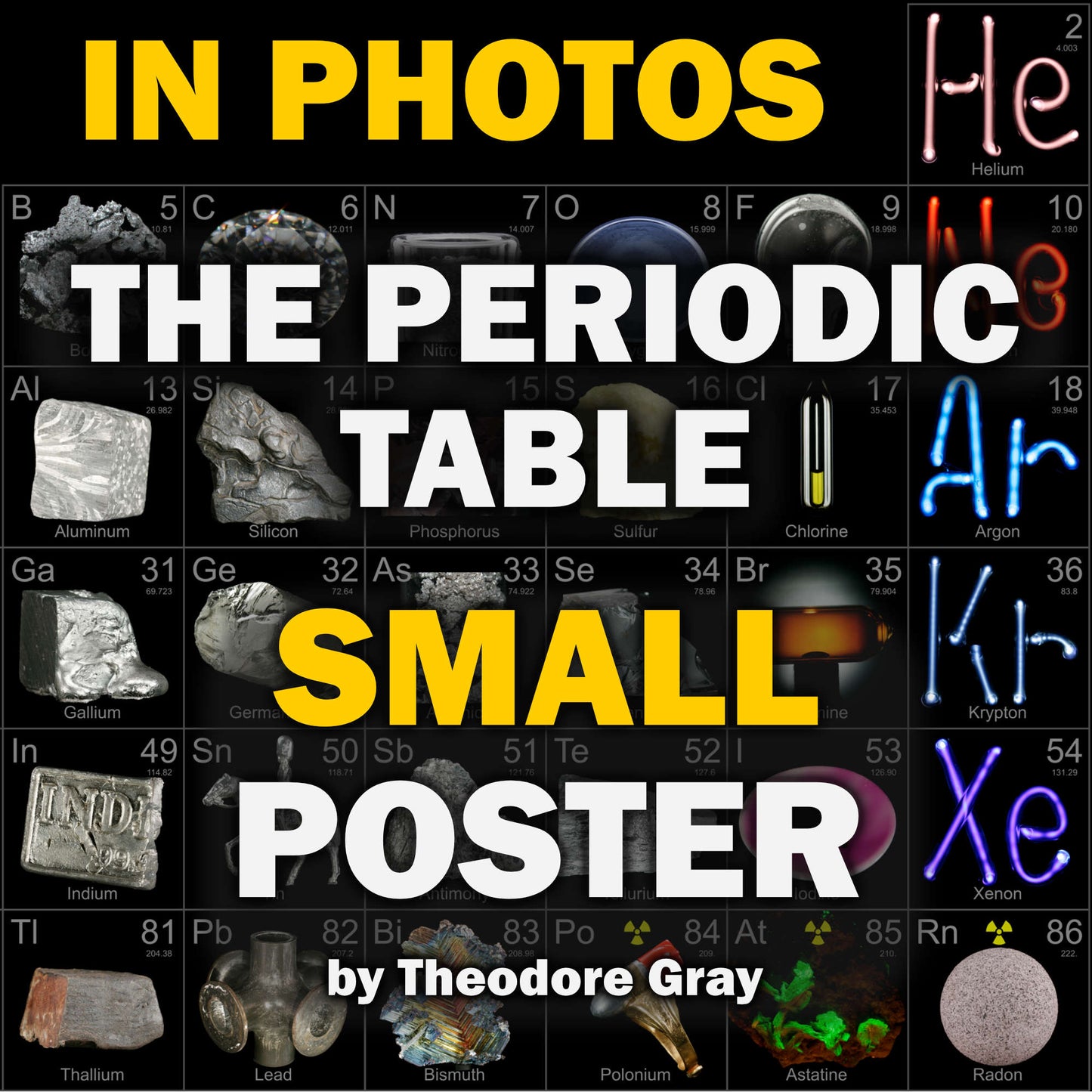Classroom Periodic Table of the Elements Photo Poster by Theodore Gray (40x20 in.)