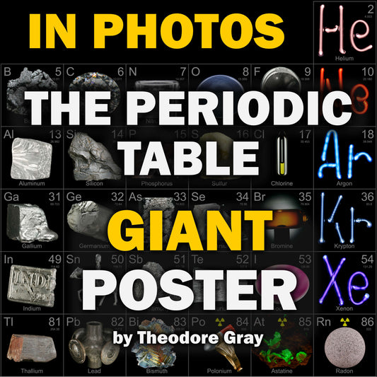Large Classroom Periodic Table of the Elements Photo Poster by Theodore Gray (53x27 in.)