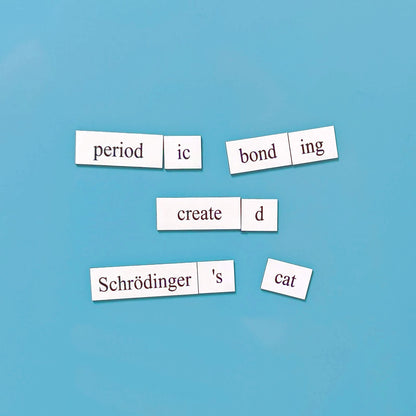 Physics Word Magnets