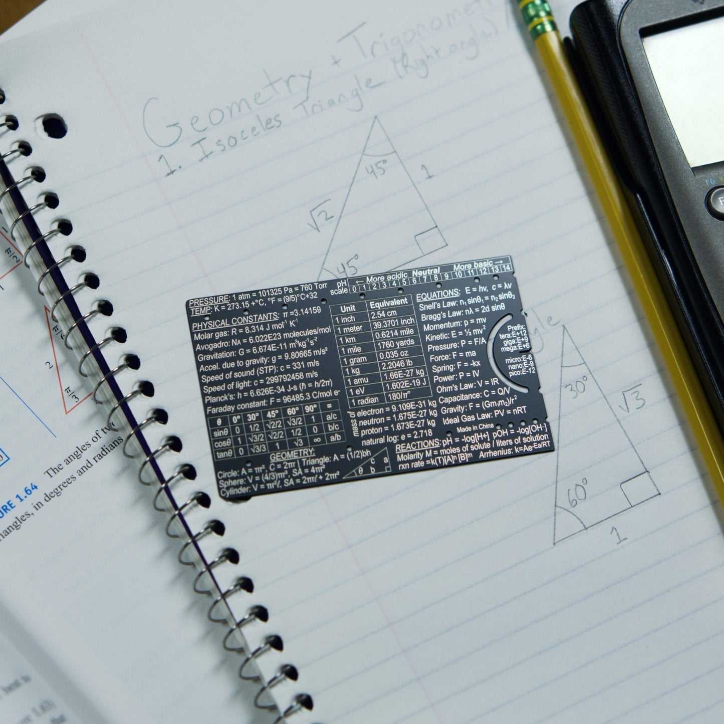 The Pocket Scientist High School Ed. - STEM Ruler