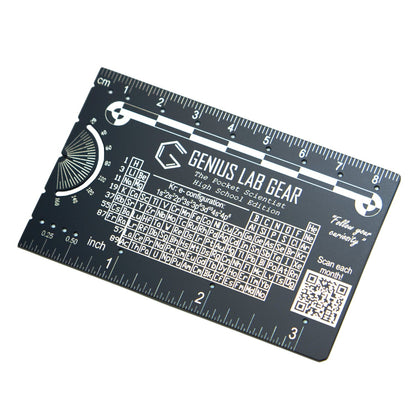 The Pocket Scientist High School Ed. - STEM Ruler