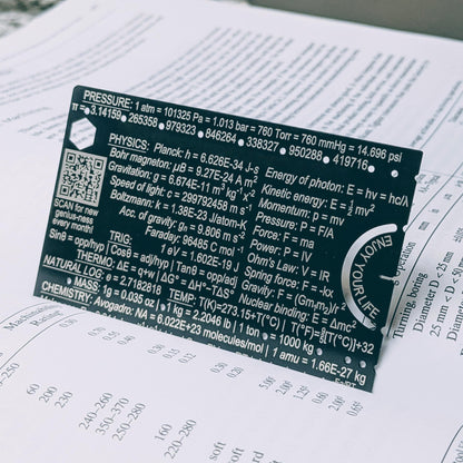 The Pocket Scientist - Scientific Ruler and Reference