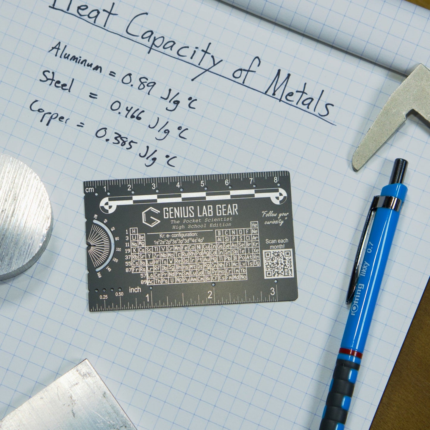 The Pocket Scientist High School Ed. - STEM Ruler