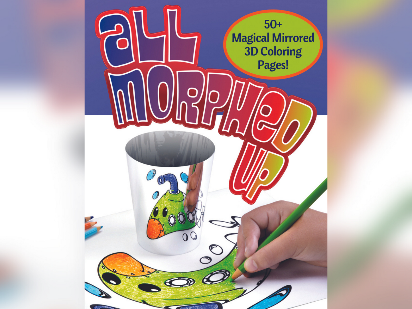 all morphed up optical illusion coloring teaching kit